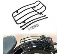 Motorcycle Luggage Rack for Triumph Bonneville Bobber Rear Fender Cargo Carrier with Mounting Bracket, Steel Rear Tail Storage Racks for Daily Commuting, Touring, Camping, 35 Lbs Capacity, Black