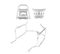 Motorcycle Luggage Rack For XL750 For Transalp For XL 750 2023 2024 Motorcycle Luggage Rack Tail Box Rear Top Case Holder(Silver One Set)
