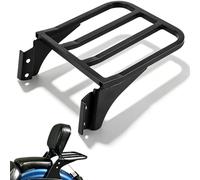 Motorcycle Luggage Rack, Moto Luggage Rack Rear Carrier Black Motorcycle Sissy Bar Backrest Luggage Rack Motorcycle Rear Mounting Rack Rear Carrier Compatible with XL/FLST/FLSTC/FLSTSC