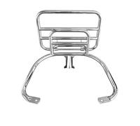 Motorcycle Luggage Rack Motorcycle Rear Backrest Tailstock Passenger Lumbar Support Back Pad Luggage Rack For VESPA For PRIMAVERA 150 2021-2024(Silvery)