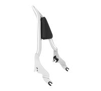 Motorcycle Luggage Rack Support Shelf Motorcycle Comfort 16" Sissy Bar Backrest Rear Passenger Chrome For Electra Glide FLHT 2009-2024