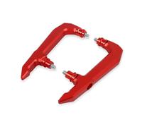 Motorcycle Luggage Rear Rack For MSX 125 For GROM 2021 2022 2023 2024 Passenger Grab Bar Rear Seat Pillion Handle Armrest Tail Handrail Rail Luggage Racks(Red)