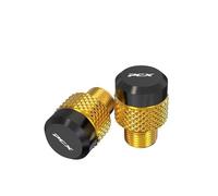Motorcycle M10*1.25 Aluminum Screws Bolts Mirror Hole Plugs Cap Compatible With PCX150 PCX125 PCX 125 150(Golden)