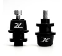 Motorcycle M8 Swing Arm Spools Sliders, CNC Swing Arm Stand Screw, Swingarm Stand Paddock Compatible for Kawasaki Z900 Z650 Z400 Z500 Z800 Z1000 Z1000SX Z1000R ZX-6R ZX-10R Z 500 900 (Black)