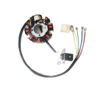 Motorcycle magneto ignition stator 8-coil 5-wire AC Fired Magneto Stator (type I Mounting Holes) For Motorcycle CG125 (156FMI 157FMI), CG150 (162FMJ)