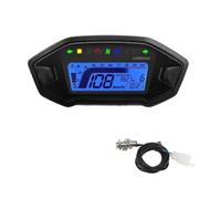 Motorcycle Meter Universal Moto Dashboard 7 Colors Backlight Adjust Fuel Gauge Odometer Digital For 1 2 4 Cylinder Dashboard Tachometer Gauge