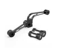 Motorcycle Mid-Controls Shift Lever Shifter for Sportster for XL883 for XL1200 for Iron 883 for Forty for Eight for Seventy for Two Shift Levers(Black White A)