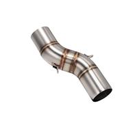 Motorcycle Mid Link Pipe Compatible With Benelli For TRK502X 51mm Motorcycle Accessories Exhaust System Pipe Stainless Steel Middle