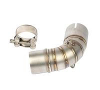 Motorcycle Mid Link Pipe Compatible With CB1000R 2009-2018 Motorcycle Exhaust Middle Link Pipe Muffler Stainless Steel Moto Removable Accessories