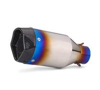 Motorcycle Mid Link Pipe Compatible With For R25 For MT15 Universal 51mm Motorcycle Accessories Exhaust Muffler Modify Blue Tail Pipe