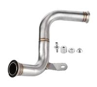 Motorcycle Mid Pipe De cat Performance Upgrade Stainless Steel Link Pipe for 125 250 390 RC390 2017 and Later Improve Power and Reduce Weight