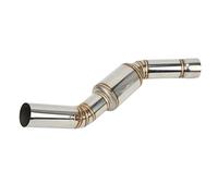 Motorcycle Mid Pipe for ZX6R 2009 2017 High Performance Middle Link Tube with Hydroforming Technology and Heat Metal Construction for Motorcycle Refitting Replacement