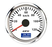motorcycle mileometer 52MM Digital GPS Tachometer Gauge With Antenna 60/80/120/200KMH 7 Color Backlight Universal For 12V 24V Motorcycle