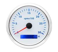 motorcycle mileometer Motorcycle 7 Color Backlight 85mm Tachometer 3000 RPM Meter Tacho Gauge With LCD Hourmeter Instrument Screen Display Dashboard