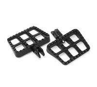Motorcycle Mini Floorboards MX Foot Pegs Footrest for Harley 2018-2024 Softail Fat Boy FLSB Street Bob FXBB Fat Bob Low Rider S FXLR Breakout FXLRS Softail Slim FLHSC 114 (Front Peg, Black)