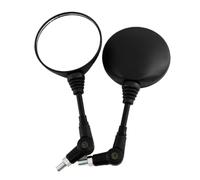 Motorcycle Mirror 2pcs Foldable Round 8MM 10MM Scooter Rear Mirror Motocross Accessories For Bike Motorcycle Side Mirrors Motorbike Rearview
