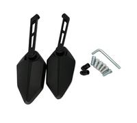 Motorcycle Mirror 2Pcs/Pair Universial 8mm 10mm Motorcycle Mirror Scooter E-Bike Rearview Mirrors Electromobile Back Side Convex Mirror Motorcycle Rearview