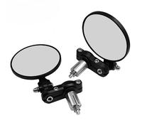 Motorcycle Mirror 2PCS Universal Motorcycle Bike Modified Retro Folding Motorcycle Rearview Mirror 22mm Handlebar Rearview Mirror Motorbike Rearview
