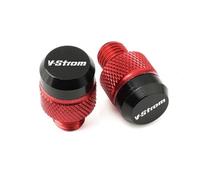 Motorcycle Mirror Adapter Accessories Motorcycle M10 Aluminum Mirror Hole Plug Screw Bolt For SUZUKI V-STROM 800 DE1050 DE 800DE 1050DE(Black- Silver)