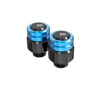 Motorcycle Mirror Adapter Alloy Rearview Mirror Plug Hole Screw Cap Cover 10MM Motorcycle Accessories For Ducati XDiavel S 2016 2017 2018-2024(Blue)