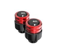 Motorcycle Mirror Adapter Alloy Rearview Mirror Plug Hole Screw Cap Cover 10MM Motorcycle Accessories For Ducati XDiavel S 2016 2017 2018-2024(Black- Silver)