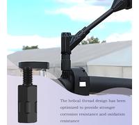 Motorcycle Mirror Adapter - Mirror Risers with Height Extension | Motorcycle Conversion Accessories For Mirror Raises