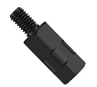 Motorcycle Mirror Adapter, Rearview Extension Mount, Height Adjustment Riser, Black Stainless Steel Arm, M8 M10 Thread Options, Versatile Fit, Motorbike Riding Style Adjustments