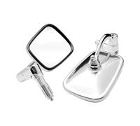 Motorcycle Mirror Chrome Aluminum Mirrors For Motorcycles General Purpose 7/8 "and 22mm Handlebar Accessories For SUVs Motorbike Rearview