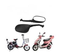 motorcycle mirror Convex Mirror Classic Oval 2pcs 6mm 8mm Motorcycle Rearview Scooter Mirrors Back Side(6MM a set)
