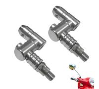 Motorcycle Mirror Extenders - Motorcycle Rear View Mirror Mount Risers,360 Degree Adjustable Mount Replacement for Riders Touring Commuting Adventure Enthusiasts Outdoor