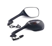 motorcycle mirror Foldable Rearview Mirrors & Turn Signals Light 2007 2008 2009 2010 2011 12 For Suzuki GSXR1000 2005-2016 / GSXR600/750 2006-2024(Smoke Lens)