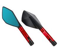 Motorcycle Mirror, For CB650F Universal Motorcycle Rearview Mirror CNC Aluminum Motorcycle Rear View Rearview Mirrors Side Mirror Moto Handlebar Mirrors(Red)(Red)