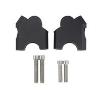 Motorcycle Mirror For CRF1000L CRF 1000 L For Africa For Twin DCT 2016-2020 CNC Handlebar Riser Up Back Higher Extend Adapter Bracket Kit Motorcycle Rearview(Silver)