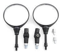 Motorcycle Mirror For KLX250KL250 Tibetan KDX250 650 Universal Round Rear View Side Mirrors 8mm/10mm Anti-fall Folding