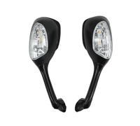 Motorcycle Mirror For SUZUKI GSXR 600 750 1000 2006-2010 K6 K7 K8 SV650 650S Rearview Rear View Side Mirrors With LED Turn Signal Light Motorcycle Rearview(Clear)