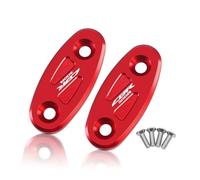 Motorcycle Mirror Hole Blanking Screws For CBR250R CBR300R CBR400R CBR500R Motorcycle Mirror Hole Cover Windscreen Driven Eliminators Cap(CBR300R Red)