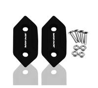 Motorcycle Mirror Hole Blanking Screws For ZX-10R Zx-10r 2008 2009 2010 Motorcycle CNC Windscreen Mirror Hole Cover Driven Eliminators Cap Plugs(ZX-10R Black)
