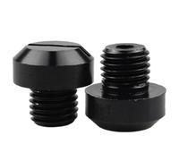 Motorcycle Mirror Hole - M10x1.25 Aluminum Set, Lightweight Screw Resistant Bolts, Portable Plugs Left Right Replacement Screws | Universal Threaded Cap For Rear View Handlebar Motorbike Accessory
