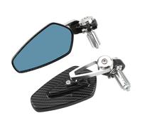 Motorcycle Mirror Motorcycle 360 Rotation Rearview Mirror Handlebar Mirror Modified Inverted Carbon Fiber Pattern Rear Mirror Motorcycle Rearview
