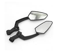 Motorcycle Mirror Motorcycle Rear View Mirrors Pair Carbon Fiber Look Housing Handlebar Side Mirror Black For Motorbike Scooter E-bike Bike Rearview