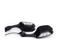 motorcycle mirror Motorcycle Rearview Mirrors With Turn Signal LED Light