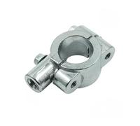 Motorcycle Mirror Mount 8MM / 10MM Rearview Moto Bracket Adapter Handlebar Support Bracket(M10-22 Silver)