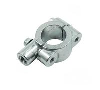 Motorcycle Mirror Mount 8MM / 10MM Rearview Moto Bracket Adapter Handlebar Support Bracket(M10-25 Silver)