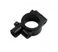 Motorcycle Mirror Mount 8MM / 10MM Rearview Moto Bracket Adapter Handlebar Support Bracket(M8-22 Black)