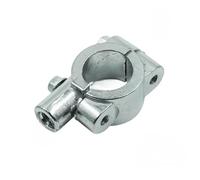 Motorcycle Mirror Mount 8MM / 10MM Rearview Moto Bracket Adapter Handlebar Support Bracket(M8-22 Silver)