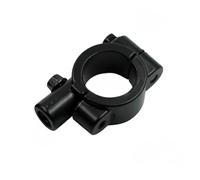 Motorcycle Mirror Mount 8MM / 10MM Rearview Moto Bracket Adapter Handlebar Support Bracket(M8-25 Black)