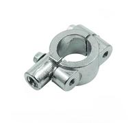 Motorcycle Mirror Mount 8MM / 10MM Rearview Moto Bracket Adapter Handlebar Support Bracket(M8-25 Silver)