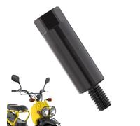 Motorcycle Mirror Mount Adapter Aluminum Alloy Hight Extender Rustproof | Handlebar Mirror Height Extender Lightweight Alloy Riser Extension Screw for Universal Motorcycle Rear View Mirror M 45mm E