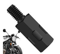 Motorcycle Mirror Mount Adapter - Rearview Riser, Mirror Height Adjustment Screw | Stable Motorbike View Lift Tool for Improved Visibility, Ideal for Teens Family Rides Friend’s Bike Upgrade Kit
