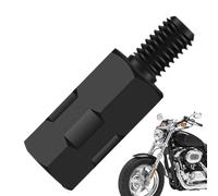 Motorcycle Mirror Mount Adapter - Rearview Riser, Mirror Height Adjustment Screw | Stable Motorbike View Lift Tool for Improved Visibility, Ideal for Teens Family Rides Friend’s Bike Upgrade Kit